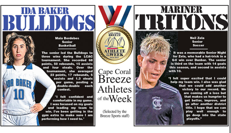 Athletes of the Week | Jan. 24 | Maia Berdebes & Neil Zela